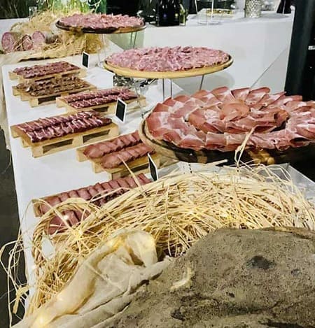 Buffet salumi e formaggi